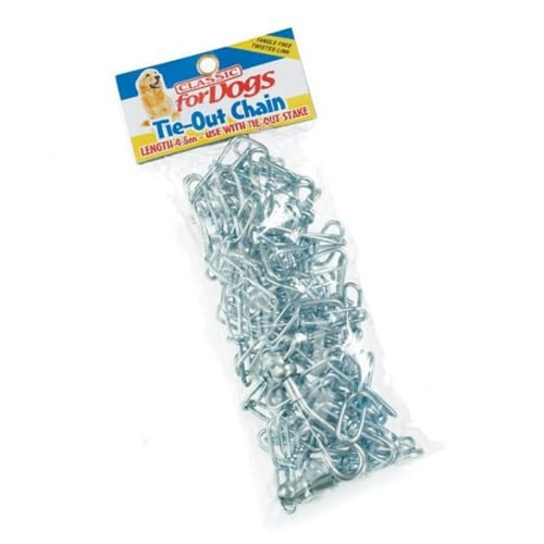 Chaîne d'attache pour chien Classic Tie-out Chain 4,5 mètres
