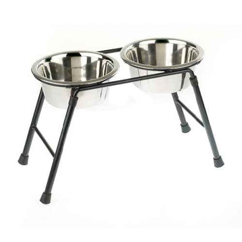 Support surélevé avec gamelle Classic High Stand with 2 × 900 ml Dish
