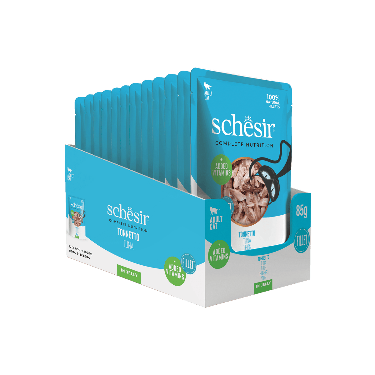 Pâtée chat Schesir thon, sachet 85 g – image 3