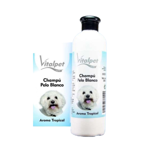 Shampoing pour chien à poil blanc