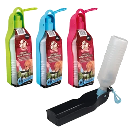 Gourde pour chien portable de voyage, 500 et 750 ml