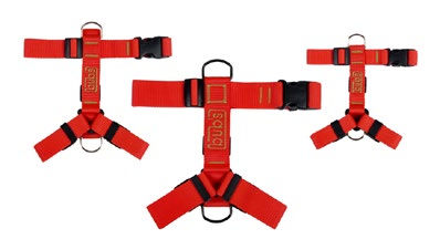 Harnais chien anti-traction Bub's rouges en différentes tailles – image du catalogue