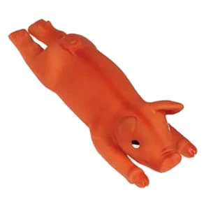 Cochon en vinyle pour chien, 25 cm