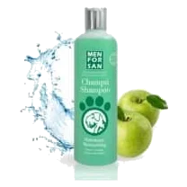Shampoing chien hydratant Menforsan à la pomme verte, 300 ml