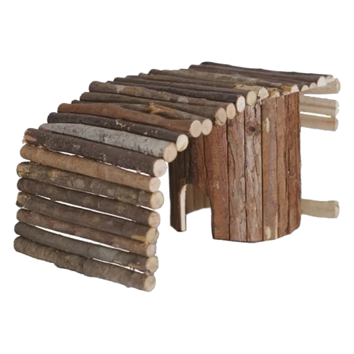 Pont pour rongeurs Classic Wooden Bendy Bridge