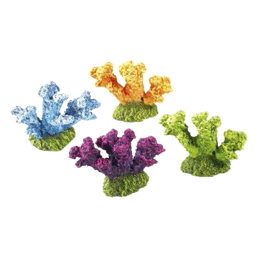 Coraux décoration aquarium, 4 pièces
