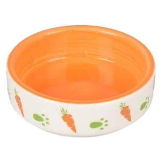 Gamelle Ibo en céramique orange pour rongeurs, 8,5 cm