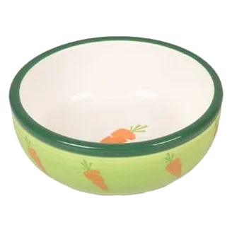 Gamelle Ibo en céramique verte pour rongeurs, 13 cm, 310 ml