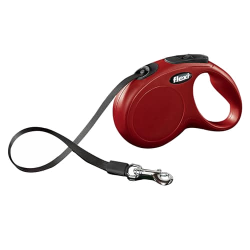 Laisse enrouleur Flexi Compact à sangle pour chien