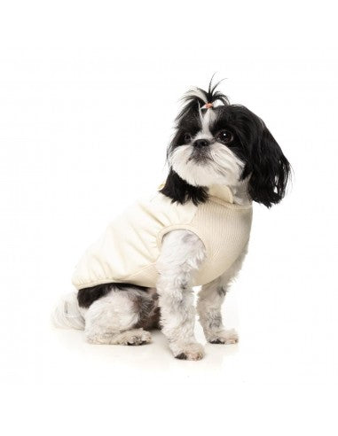 Veste harnais pour chien FuzzYard Vienna blanc cassé