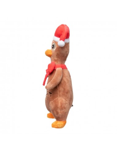 Peluche de Noël pour chien FuzzYard Chicken It Twice Chook