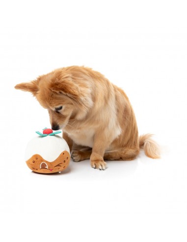 Peluche de Noël pour chien FuzzYard Hey Puddin' (taille S)