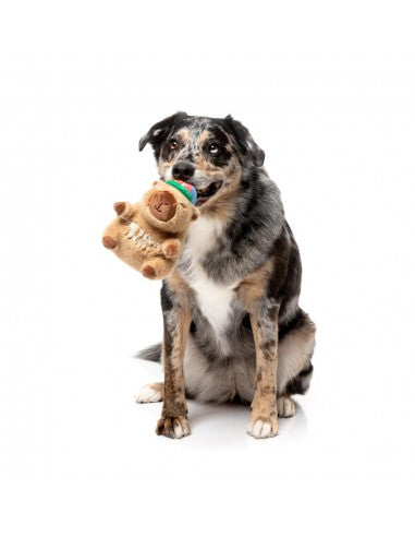 Peluche pour chien FuzzYard Happybaras Cap-Ybara avec couineur