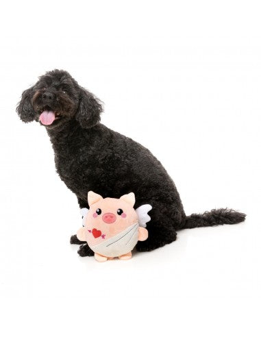 Peluche pour chien FuzzYard Love Cu-pig, cochon Cupidon