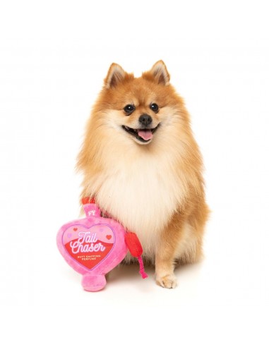 Peluche pour chien FuzzYard Love Tail Chaser Perfume, flacon de parfum
