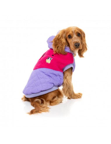 Sweat à capuche chien FuzzYard Oregon lavande