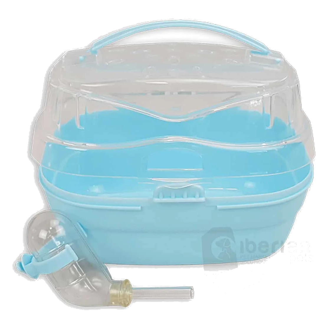 Cage de transport pour hamster avec biberon, 23 × 16 × 15 cm