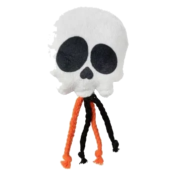 Jouet d'Halloween pour chat FuzzYard Scully tête de mort