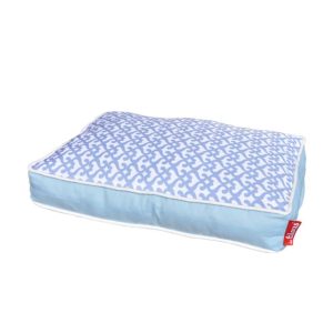 Matelas rectangulaire pour chien avec housse amovible, taille M