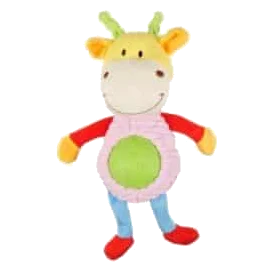 Peluche chien cerf Polly Flamingo avec balle en caoutchouc