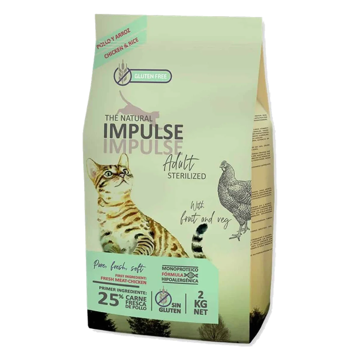 Croquettes chat stérilisé Impulse, 300 g