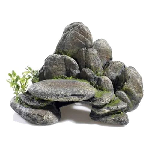 Roche décorative pour aquarium