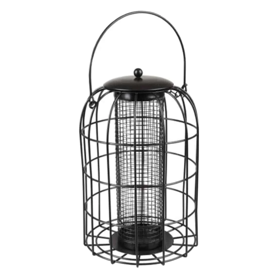 Silo à graines Ylva noir pour oiseaux