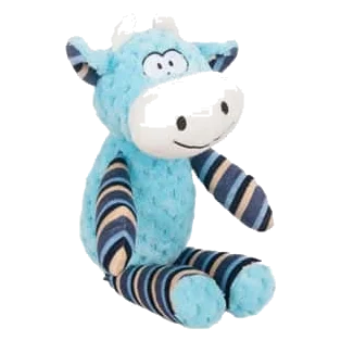 Vache en peluche pour chien