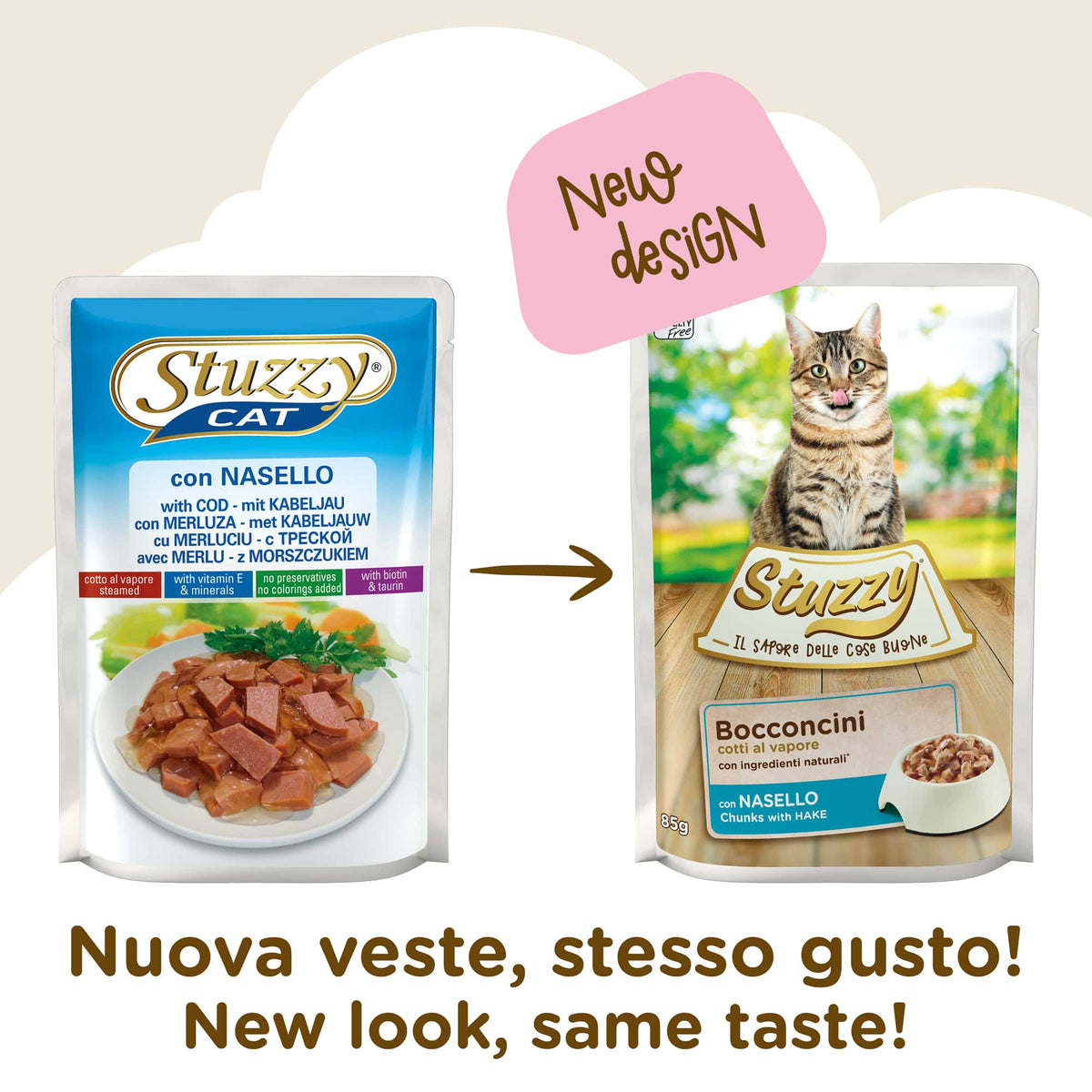 Pâtée chat Stuzzy Cat merlu, sachet 85 g – image 2