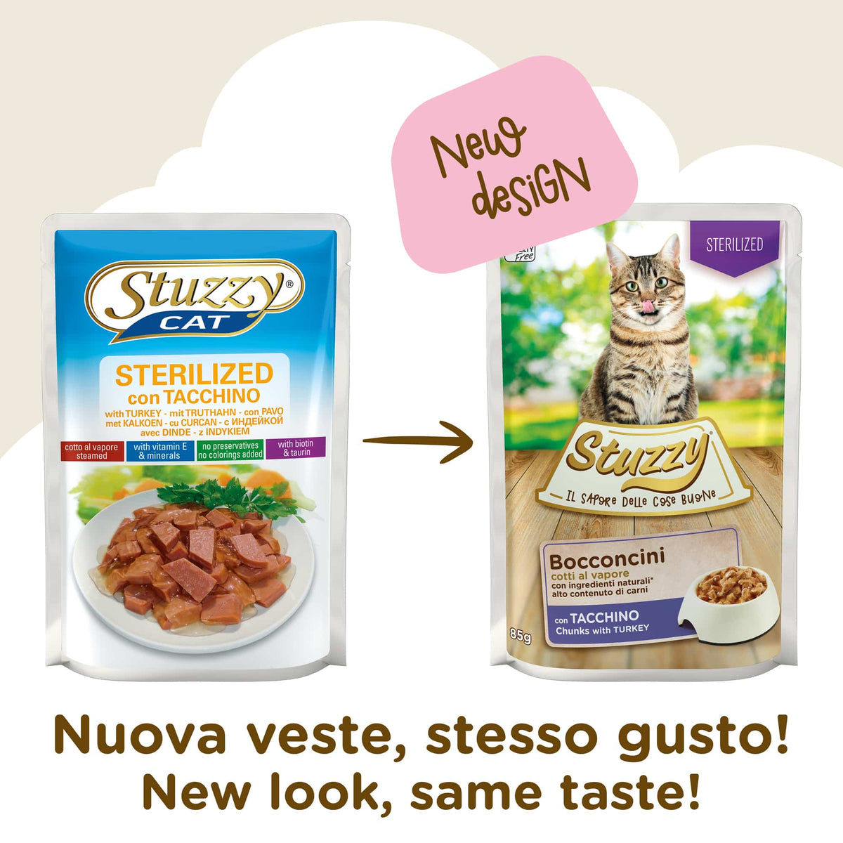 Pâtée chat stérilisé Stuzzy Cat dinde, sachet 85 g – image 2