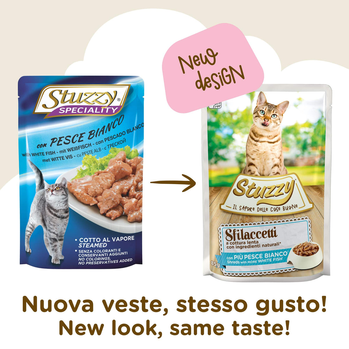 Pâtée chat Stuzzy Cat Speciality poisson blanc, sachet 85 g – image 2
