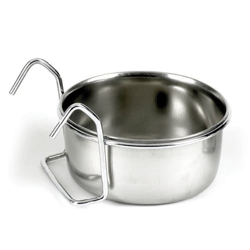 Gamelle pour cage Classic Stainless Steel Coop Cup 300 ml