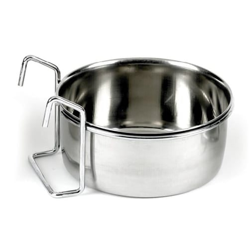 Gamelle pour cage Classic Stainless Steel Coop Cup 600 ml
