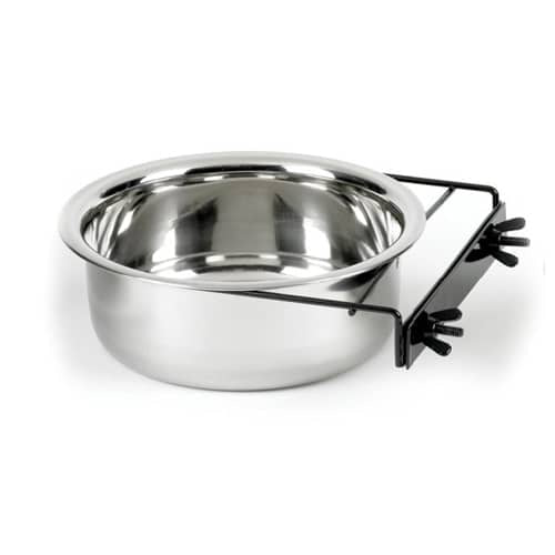 Gamelle pour cage Classic Stainless Steel Coop Cup 1900 ml