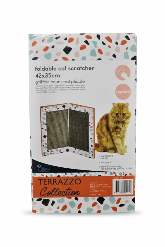 Griffoir en carton pour chat, 38 × 12 cm – image 2