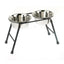 Support surélevé avec gamelle Classic High Stand with 2 × 900 ml Dish
