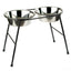 Support surélevé avec gamelle Classic High Stand with 2 × 2500 ml Dish