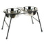 Support surélevé avec gamelle Classic High Stand with 2 × 4000 ml Dish