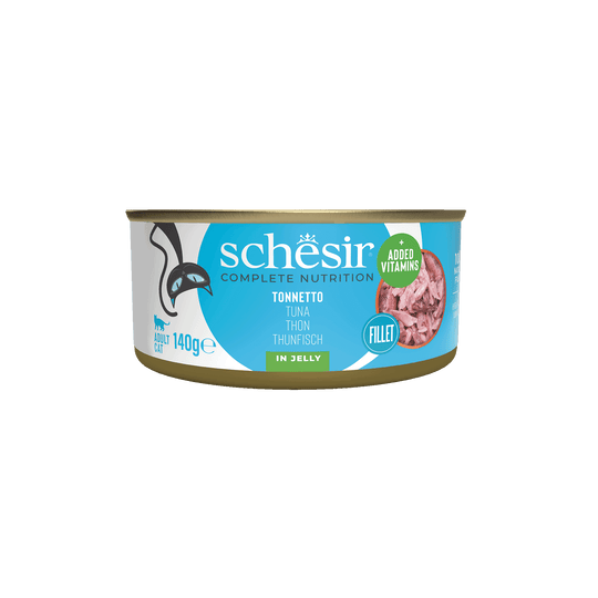 Pâtée chat Schesir thon, boîte 140 g
