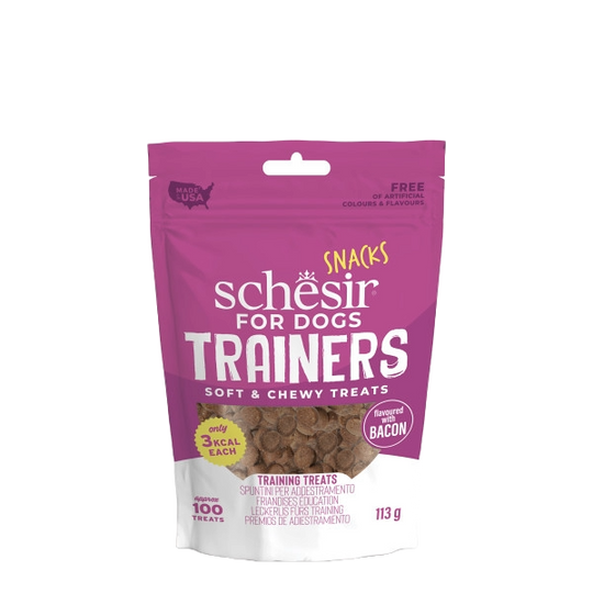 Schesir Snack Trainers friandises d'éducation bacon, 283 g
