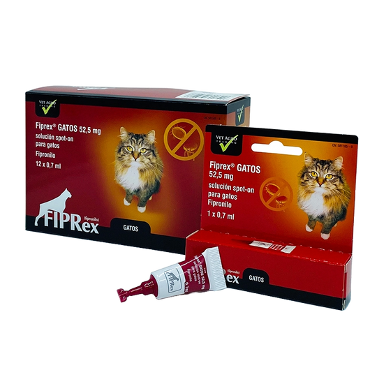 Pipettes antipuces Fiprex pour chat
