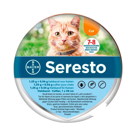 Collier antipuces et antitiques pour chat Seresto de Bayer