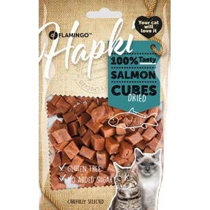 Cubes de saumon friandises pour chat, 85 g