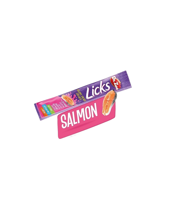 Dr. Zoo Licks saumon, 4 × 15 g