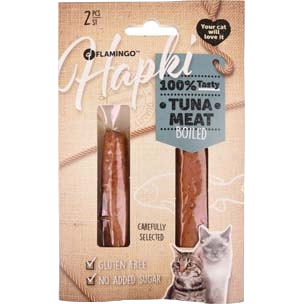Friandise longe de thon cuite pour chat