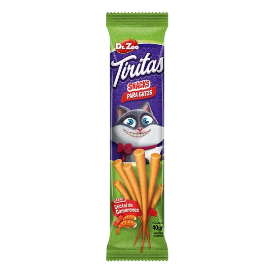 Friandise pour chat Dr. Zoo cocktail de crevettes, 40 g