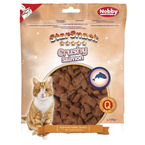 Friandise pour chat StarSnack Crushi saumon, 125 g