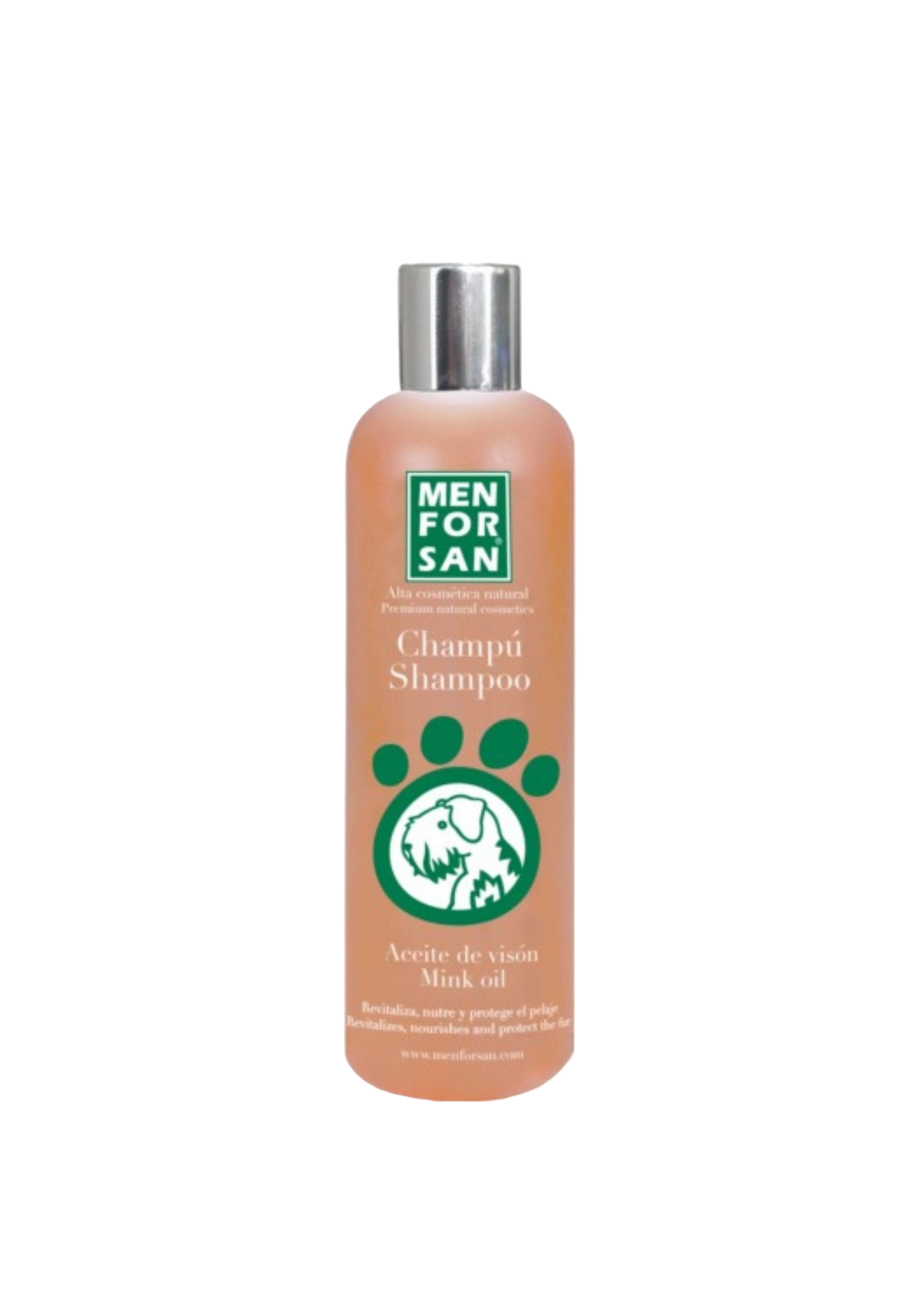 Shampoing chien Menforsan à l'huile de vison, 300 ml