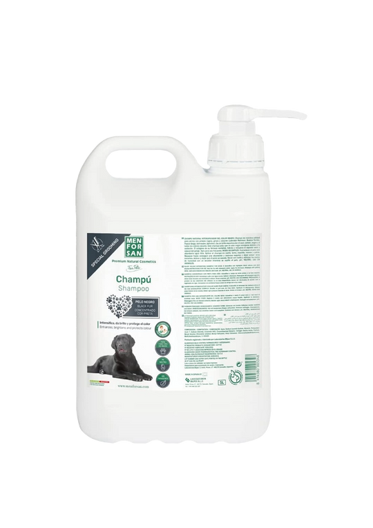Shampoing chien poil noir Menforsan