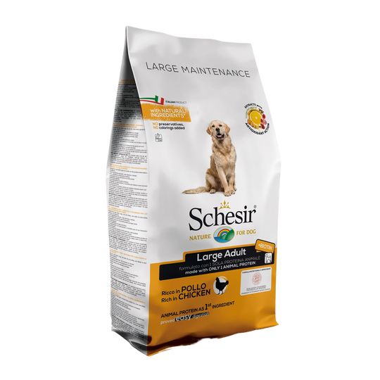 Croquettes chien Schesir Large poulet, 12 kg